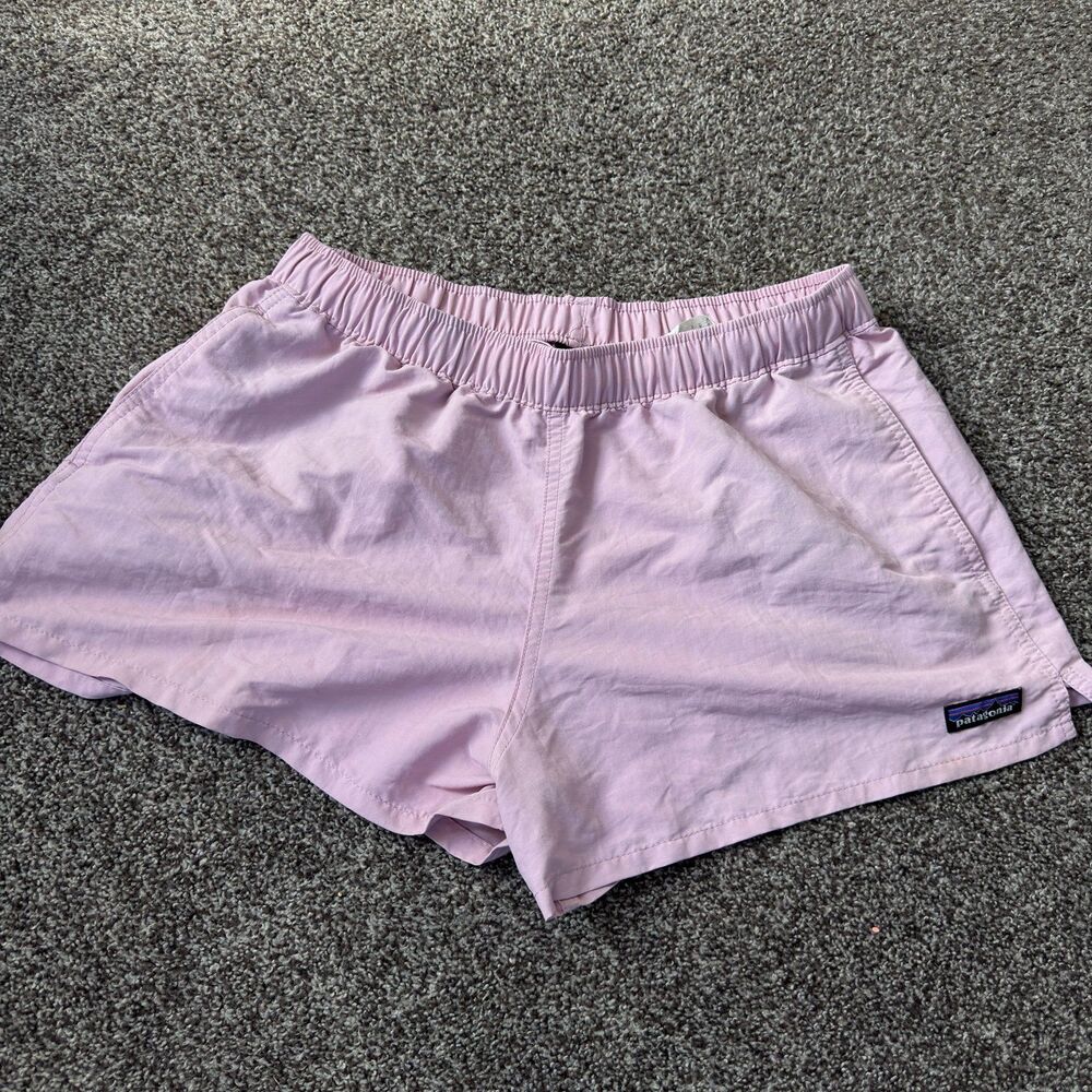 Patagonia Women's Baggies Nylon Water Hiking Shorts Light Violet - Medium